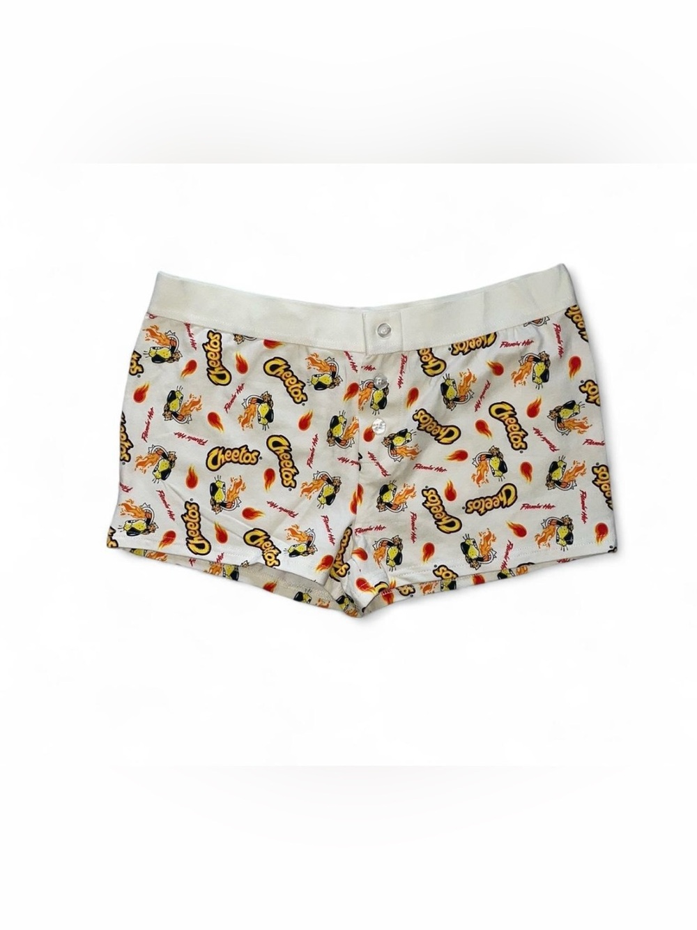 Flamin Hot Cheetos all over print boxer style shorts in size medium. Brand new.